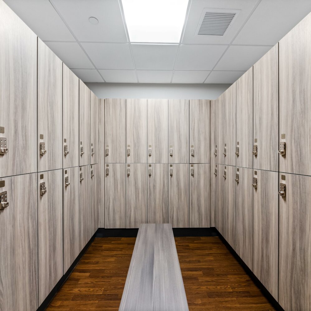 Extended use lockers at City Fitness East Market